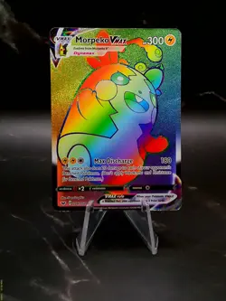 Morpeko VMAX 204/202 Rainbow Secret Rare Sword & Shield Pokemon TCG MP Exact Car - Image 1