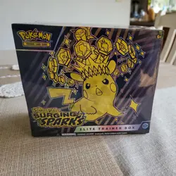 Sealed Pokemon TCG Surging Sparks Elite Trainer Box (ETB) – Brand New - Image 1