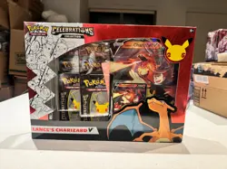 Sealed Pokemon TCG Celebrations Lance’s Charizard V Collection Box NEW MINT 820650101625 - Image 1
