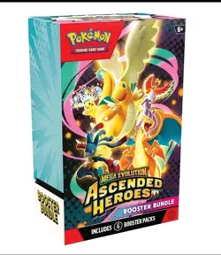 Pokemon TCG Ascended Heroes Booster Bundle PRESALE Releases 4/24/2026 English - Image 1