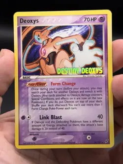 Pokemon TCG Deoxys Movie Promo 16/107 Stamped Destiny Deoxys English NM- - Image 3