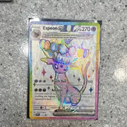 Pokemon TCG Umbreon ex, Espeon ex, Eevee ex Full Art Holo Lot SVP PREM - Image 4