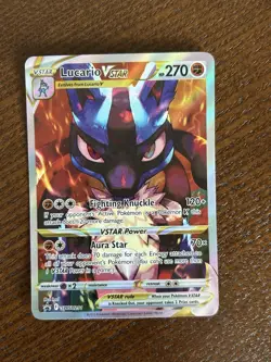 Pokemon TCG Crown Zenith Lucario VSTAR SWSH291 ETB Promo NM - Image 1