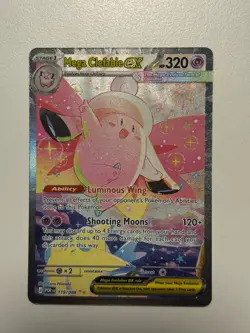 Pokemon TCG Mega Clefable ex 119/88 English NM SIR Perfect Order - Image 1