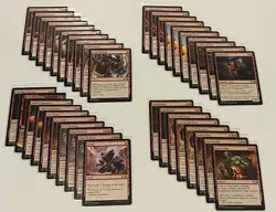 Lot of 38x MTG Core Set 21 cards ( Red ) - Image 1