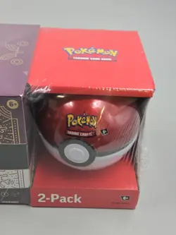 2025 Pokemon Costco Holiday Calendar And Moon Poke Ball Factory Sealed - Image 3