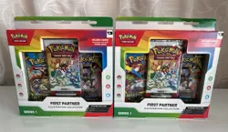 2x Pokemon First Partner Illustration Collection Series 1 New Sealed - In Hand - Image 1