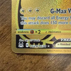 Pokemon Pikachu VMAX Full Art Ultra Rare Foil TG29/TG30 Lost Origin 310 HP - Image 4