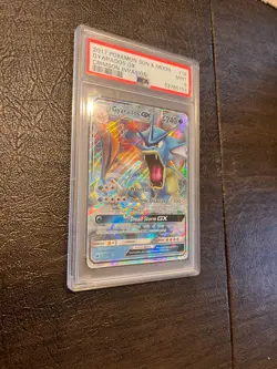 2017 Pokemon Sun and Moon #18 Gyrados GX Crimson Invasion PSA 9 - Image 1