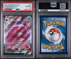 PSA 10 GENGAR VMAX 157/264 POKEMON FUSION STRIKE 157 FULL ART - Image 3