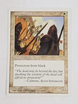 MTG Death Speakers (5th Edition/White/C) - BGM - Image 1