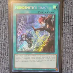 Yu-Gi-Oh! Fiendsmith's Tract Spell Card Holo 1st Edition INFO-EN061 Konami - Image 1