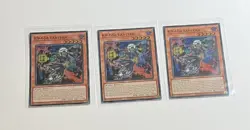 3x Yu-Gi-Oh! K9-66B Lantern #JUSH-EN033 Super Rare 1st Edition (NM) - Image 1