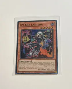 3x Yu-Gi-Oh! K9-66B Lantern #JUSH-EN033 Super Rare 1st Edition (NM) - Image 2
