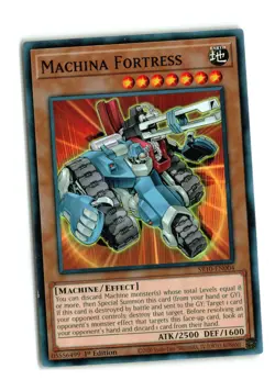 MACHINA FORTRESS SR10-EN004 1st EDITION YUGIOH TCG NM - Image 1
