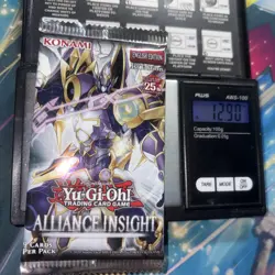Heavy 12.90g Yu Gi Oh Sealed Alliance Insight booster Pack - Image 1