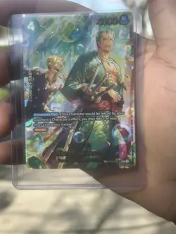 Bandai One Piece Card Game Roronoa Zoro SR PRB02-006 Blocker Holo 4000 - Image 2