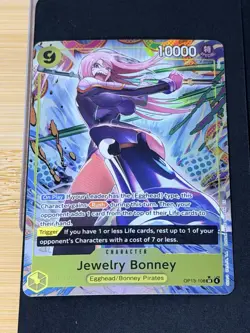 One Piece TCG Jewelry Bonney OP13-108 SR Alternate Art English/Near Mint - Image 1