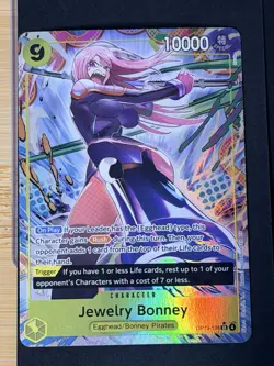 One Piece TCG Jewelry Bonney OP13-108 SR Alternate Art English/Near Mint - Image 2