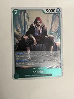 Shanks Rare (R) OP14-027 The Azure Sea's Seven English Foil - Image 1