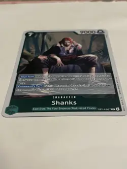 Shanks Rare (R) OP14-027 The Azure Sea's Seven English Foil - Image 3