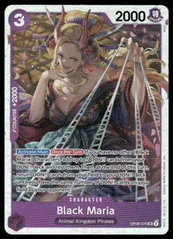 Two Legends #OP08-074 Black Maria - Image 1