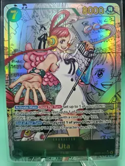 Uta EB03-061 SEC Heroines Edition MANGA RARE English One Piece TCG - Image 2