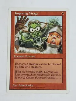 MTG Imposing Visage (5th Edition/Red/C) - BGM - Image 1