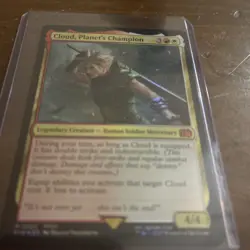 MTG Cloud, Planet's Champion (Foil) [FINAL FANTASY] Near Mint - Image 1