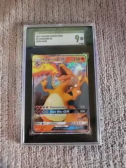 Charizard GX; SGC 9; 2019 Hidden Fates; Pokemon TCG; Mint - Image 1