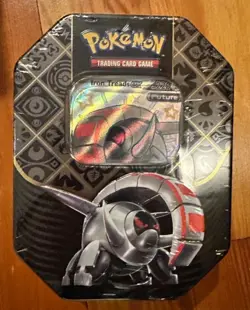 Pokemon Paldean Fates Iron Treads EX Tin NEW FACTORY SEALED - Image 1