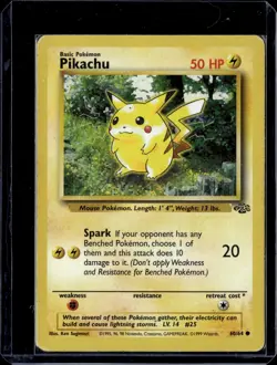 Pikachu - 60/64 / Jungle Unlimited 1999 (HP) / Pokemon TCG - Image 1