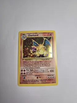 1999 Base Set Charizard Holo Rare Pokemon TCG 4/102 Vintage - Image 1