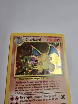 1999 Base Set Charizard Holo Rare Pokemon TCG 4/102 Vintage - Image 3