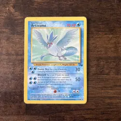 Articuno 17/62 Fossil Unlimited Rare Non-Holo Pokemon TCG LP - Image 1