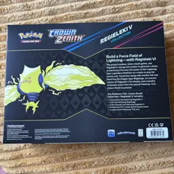Pokemon TCG Crown Zenith Regieleki V Collection Box New & Sealed - Image 4
