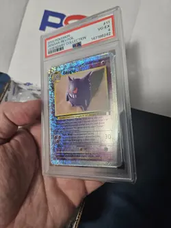 2002 POKEMON LEGENDARY COLLECTION #11 GENGAR-REVERSE FOIL PSA 4 - Image 2