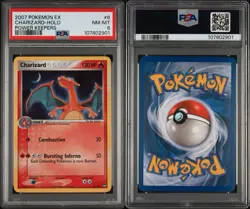 2007 Pokemon EX Charizard-HOLO Power Keepers Holo Swirl - Image 3