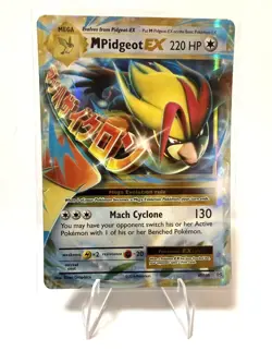 M PIDGEOT EX 65/108 HOLO RARE EX EVOLUTIONS POKEMON LP - Image 1