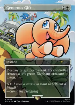 MTG Generous Gift NM Secret Lair Drop Series R Magic 2088 - Image 1