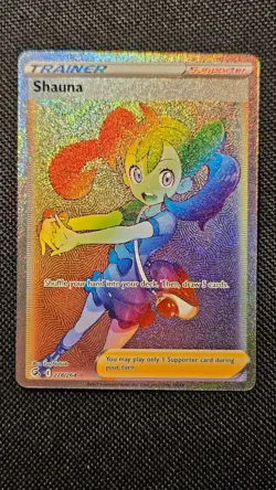 Pokemon Fusion Strike Shauna 278/264 Secret Rare NM - Image 2