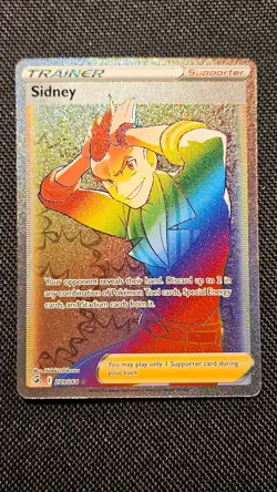 SIDNEY - 279/264 [Fusion Strike] Pokemon TCG - RAINBOW SECRET RARE - NM - Image 2