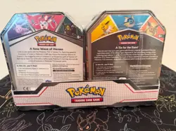 Pokemon TCG V Heroes Bundle Tins: 2-Pack of Vaporeon & Umbreon - Sealed - Image 3