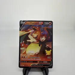 Pokemon TCG Lance's Charizard V SWSH133 Celebrations 25th Black Star Promo NM - Image 1