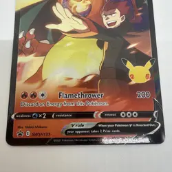 Pokemon TCG Lance's Charizard V SWSH133 Celebrations 25th Black Star Promo NM - Image 3