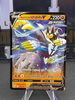 Urshifu V Rapid Strike Sword & Shield Battle Styles Holo 087/163 Pokemon TCG - Image 1