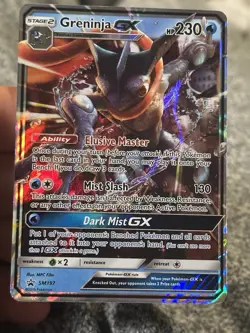 Greninja GX SM197 - Sun & Moon Promo Ultra Rare Holo Pokemon TCG MP - Image 1