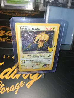 Pokemon TCG Rockets Zapdos Holo Classic Level 34 NM #15/132 Celebrations - Image 1