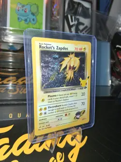 Pokemon TCG Rockets Zapdos Holo Classic Level 34 NM #15/132 Celebrations - Image 5