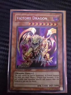 Yugioh Victory Dragon (JUMP-EN011) Secret Rare Limited Edition NM - Image 1